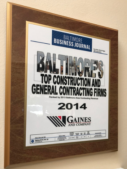 gaines-top-firm-award